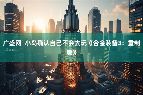 广盛网  小岛确认自己不会去玩《合金装备3：重制版》