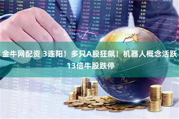 金牛网配资 3连阳！多只A股狂飙！机器人概念活跃 13倍牛股跌停