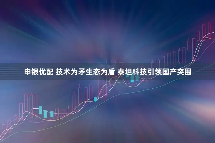 申银优配 技术为矛生态为盾 泰坦科技引领国产突围
